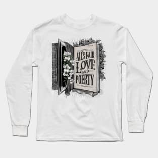 all s fair in love and poetry book Long Sleeve T-Shirt